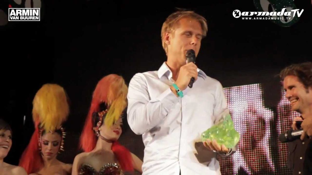 Armin van Buuren accepting a DJ Award